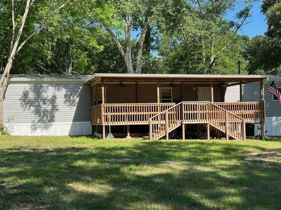 Fishermans Retreat With Patio At Lake Sam Rayburn Vila Brookeland Exterior foto